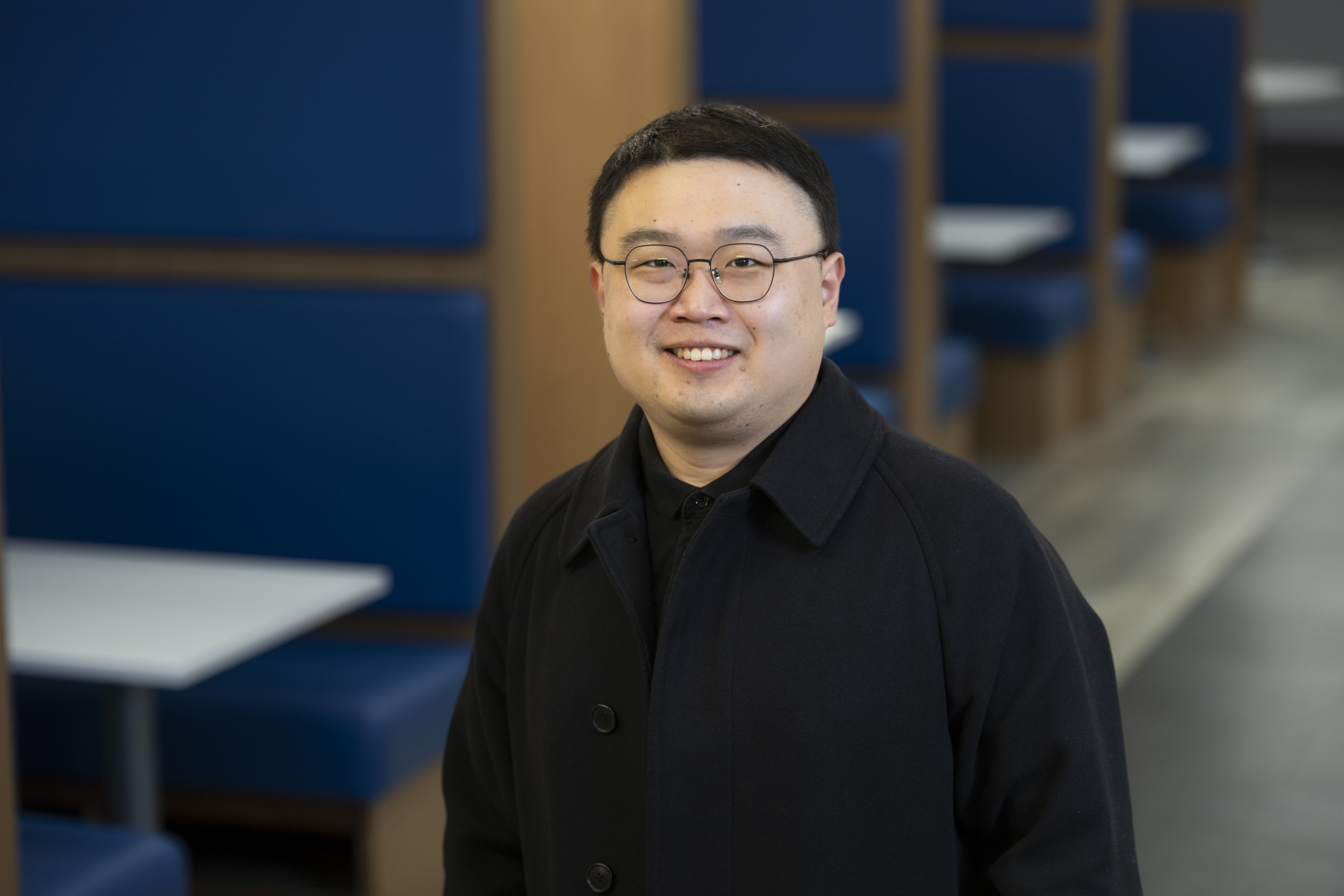 Frank Zhan, a postgraduate student from China